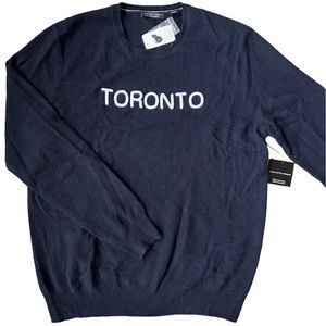 NWT 100% Cashmere Saks Fifth Avenue Sweater Size Large